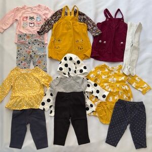 Fall Baby Girls Carter’s Bundle